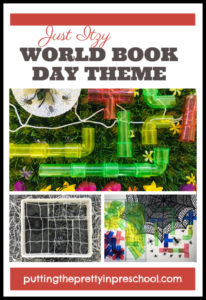 World Book Day Just Itzy storybook theme. Spider sensory and small world activities for young children.