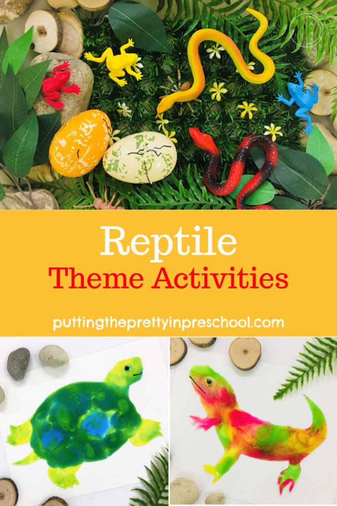 Reptile Theme Activities - Putting The Pretty In Preschool