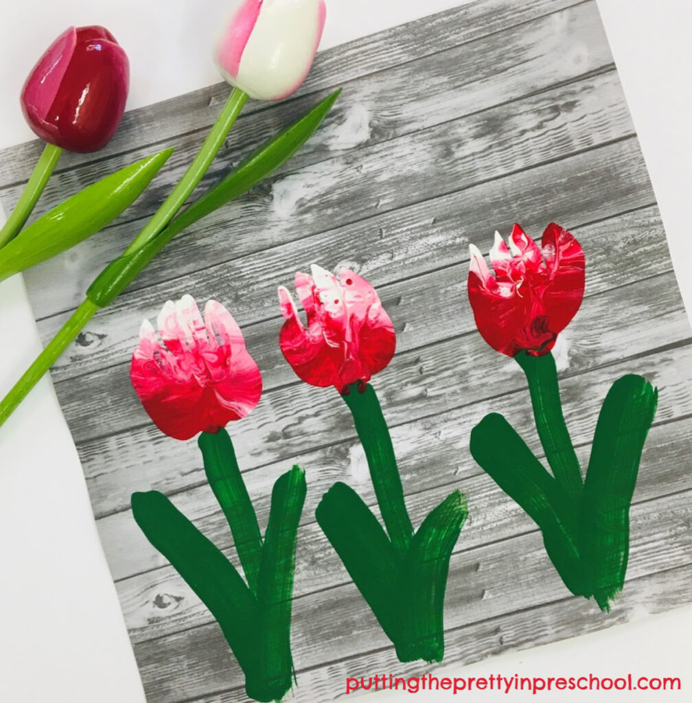 Tulip Art Painting Project