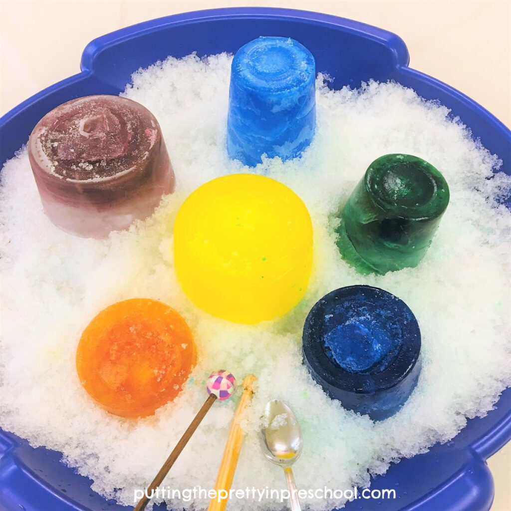 Ice drum musical instruments that can be played indoors or outside any time of the year.