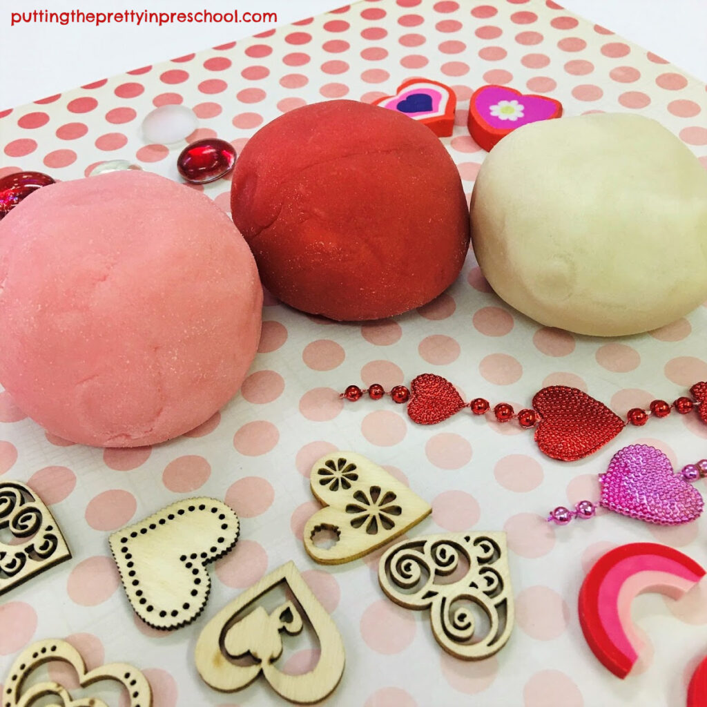 Valentine's Day Playdough Activities