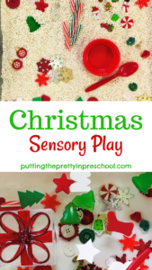 Easy Christmas Sensory Bin (Decorate the Tree!) - Simply Full of Delight