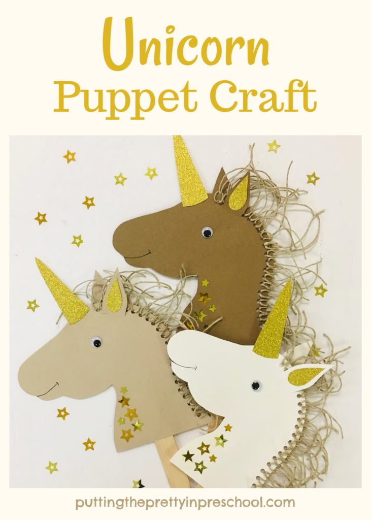 Unicorn Craft Template Digital Download DIY Craft for Kids