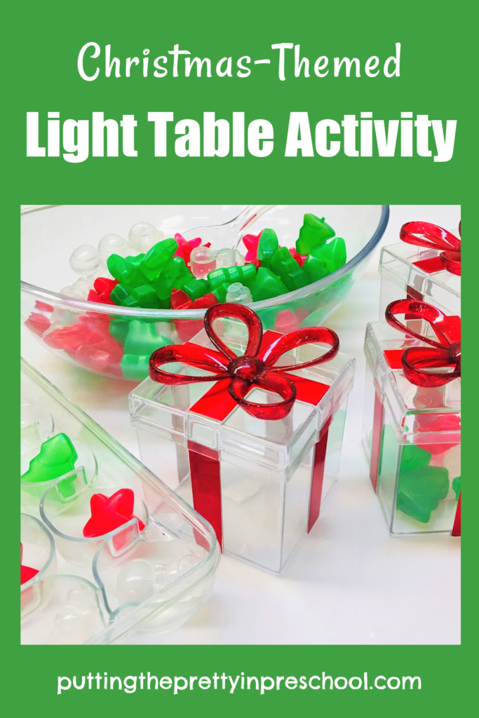 Light Table Christmas Tree Activity » Share & Remember