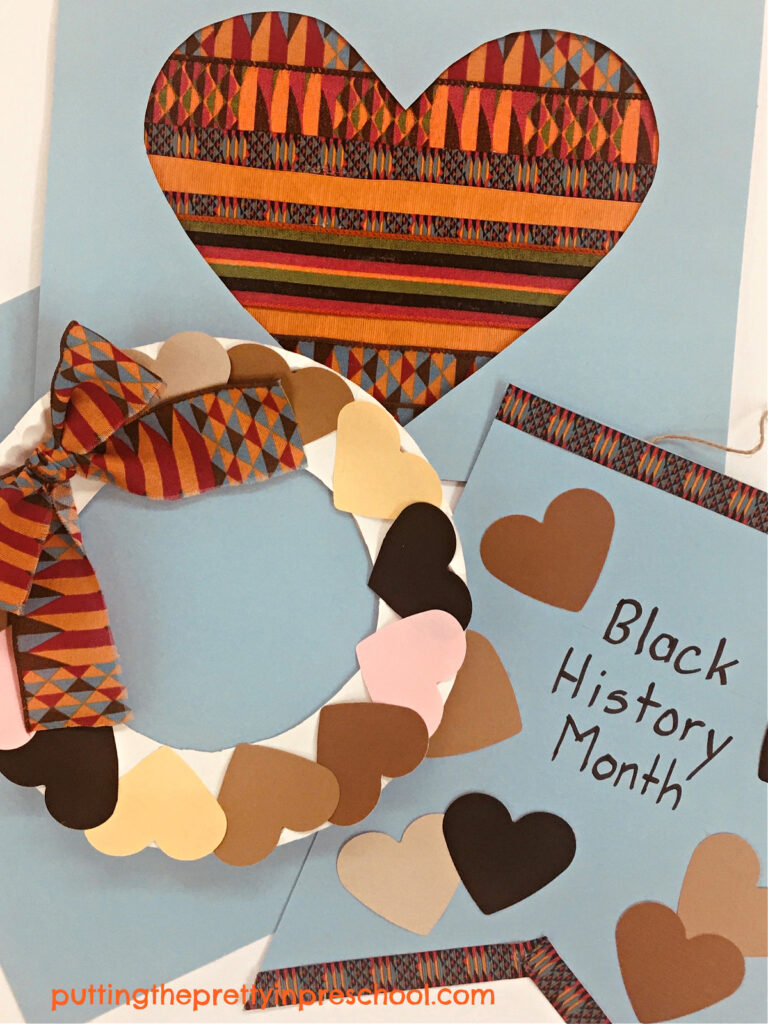 Three vibrant, easy-to-make Black History Month crafts. Pick one or all three paper crafts to celebrate the theme.