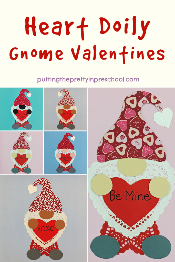 Gnome Holding Valentine's Heart Greeting Card – Paper Layer Cake