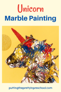 Try this unicorn marble painting art technique that has stunning results every single time. Take advantage of the free template to download.
