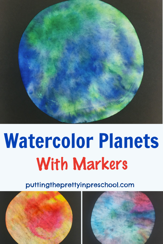 Wet-on-Wet Watercolor Planets - Friends Art Lab