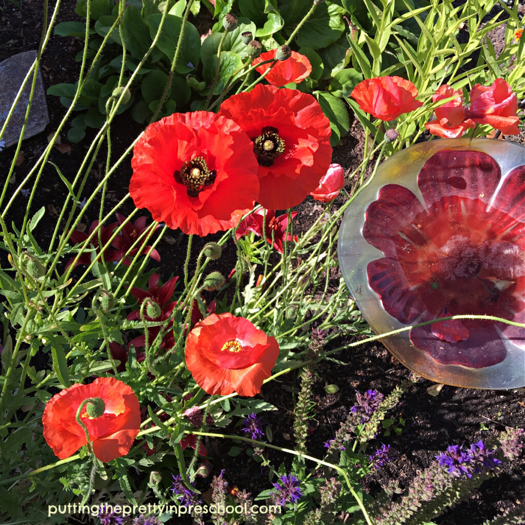 How to make stunning gadget printmaking poppy art.