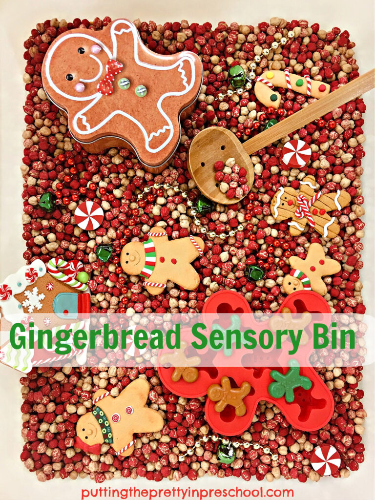 Gingerbread Sensory Bin