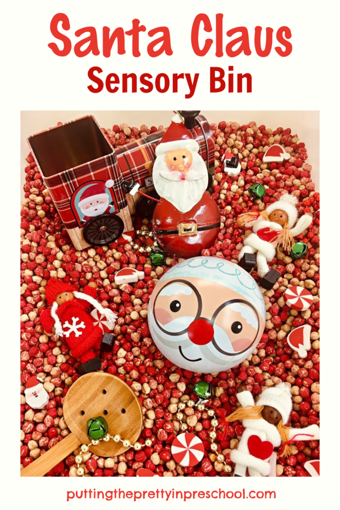 Santa Claus Sensory Bin