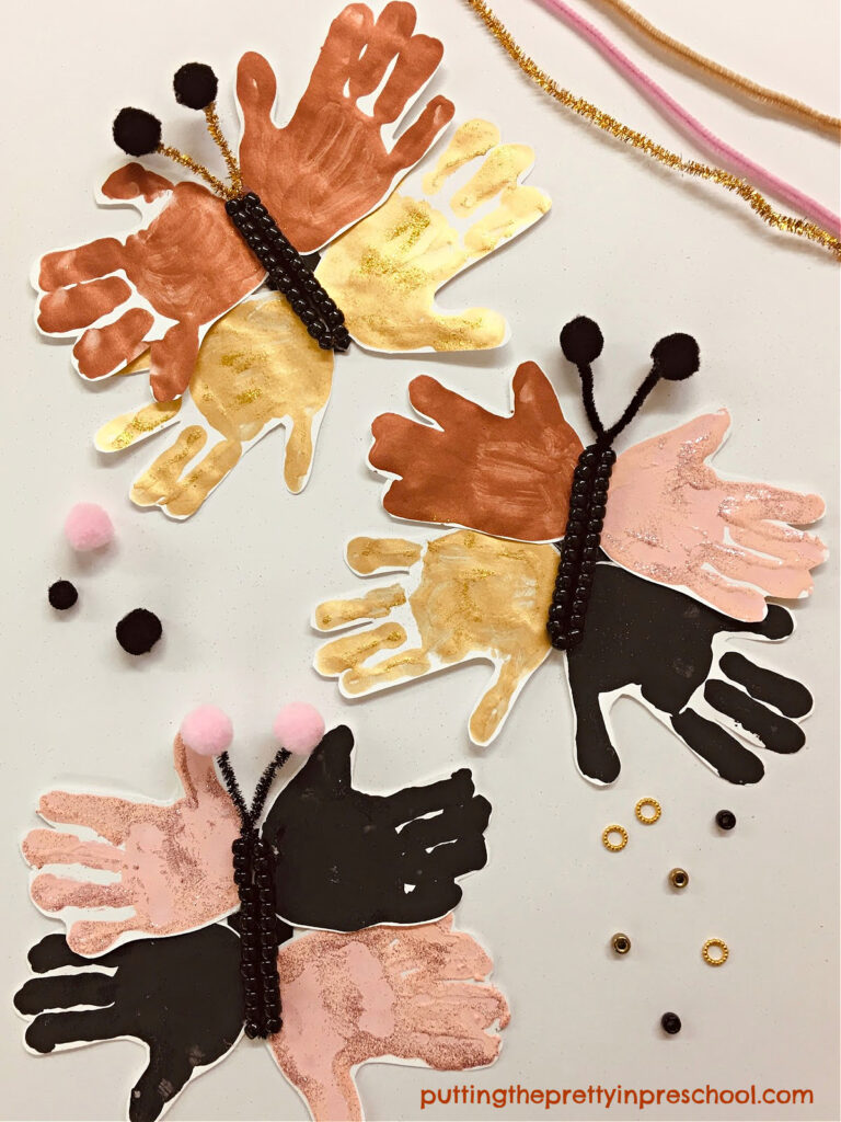 Make these gorgeous handprint butterfly crafts to recognize Black History Month and celebrate diversity.