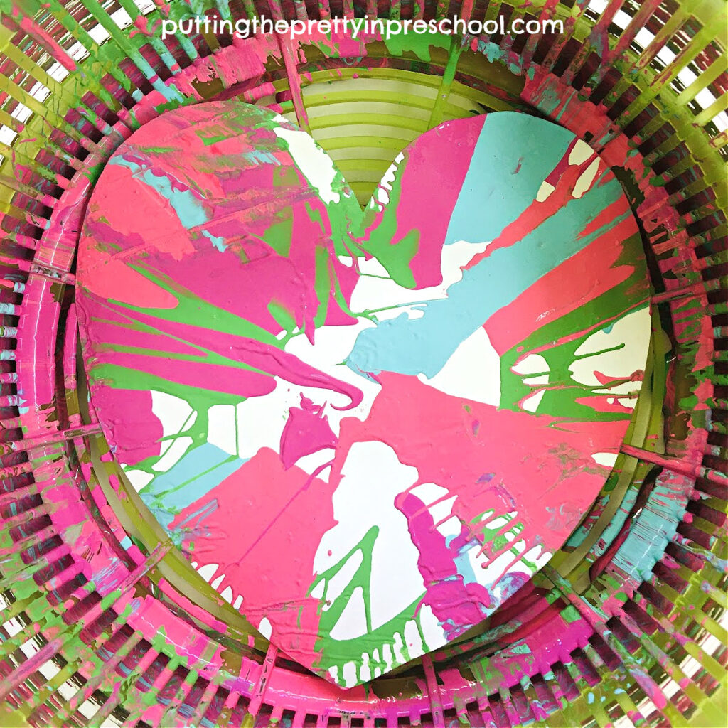 Salad Spinner Art In Preschool - Ms. Stephanie's Preschool