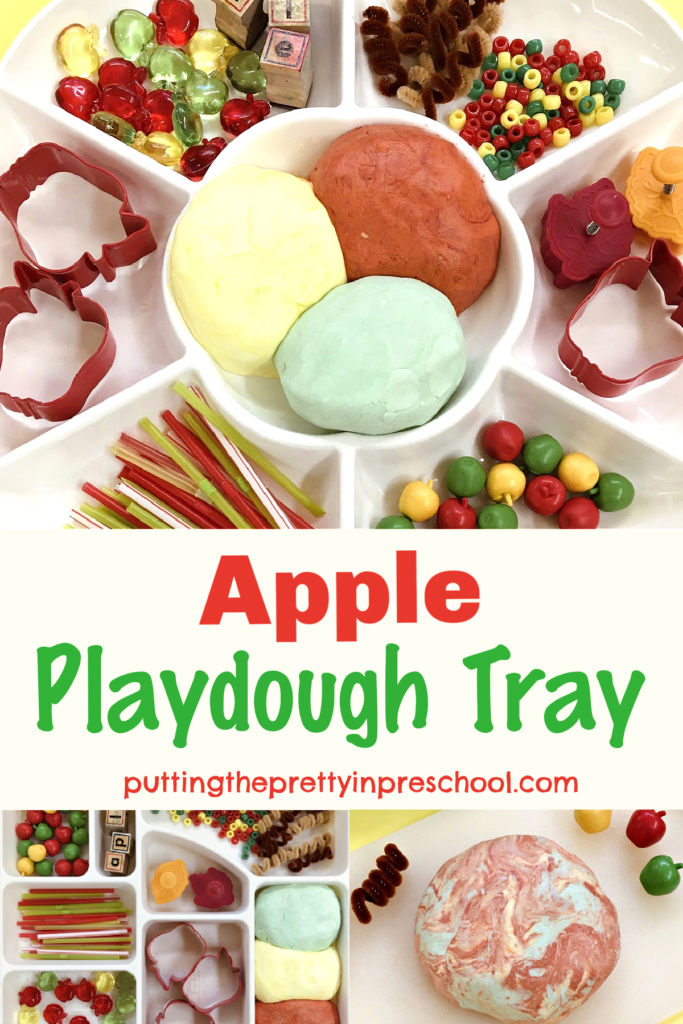 Apple Playdough Recipe - Little Bins for Little Hands