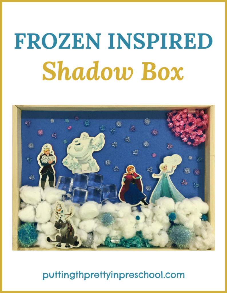 Frozen Inspired Shadow Box