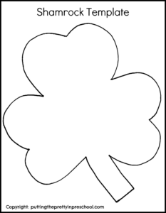 Scissor Skill Shamrock Collage