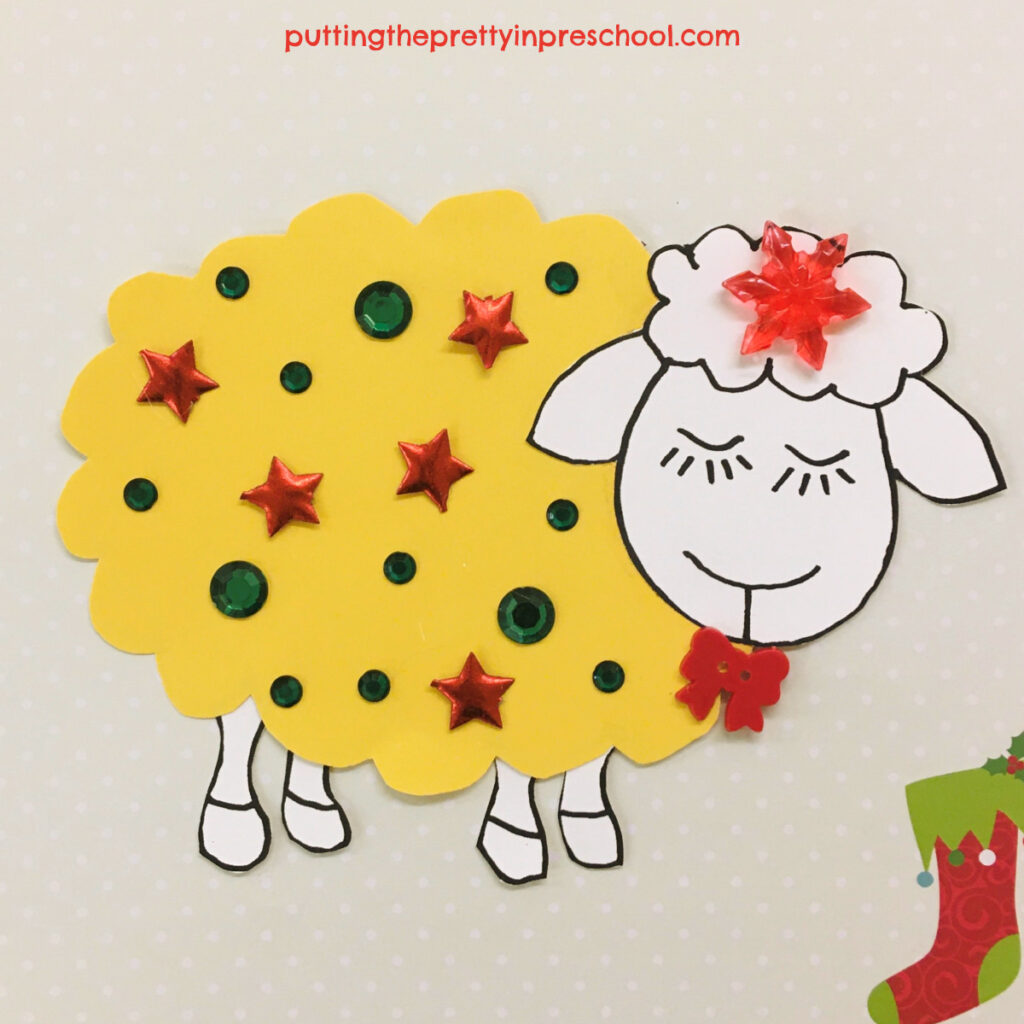 Make this festive sheep craft to add some fun to the holiday season.